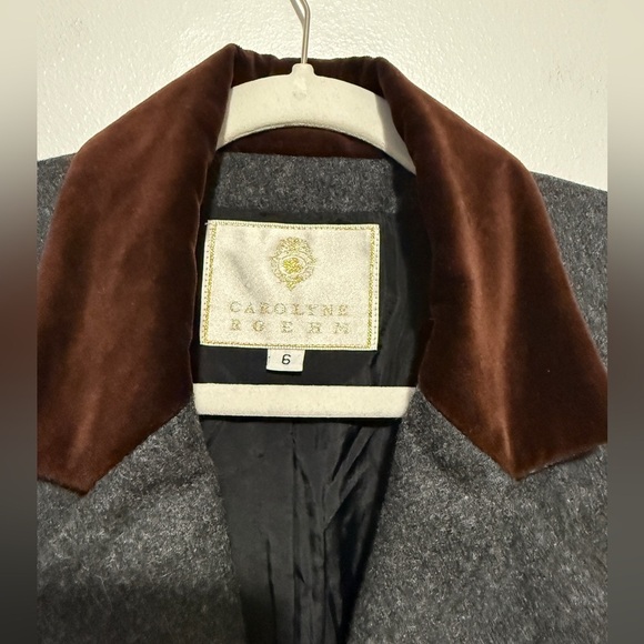 Vintage Carolyne Roehm Wool Blazer Size 6 - Picture 3 of 5